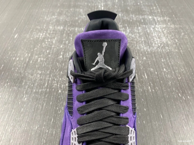 Cheap TBkick Suede Scott Purple 4 Air x Jordan Travis 0822